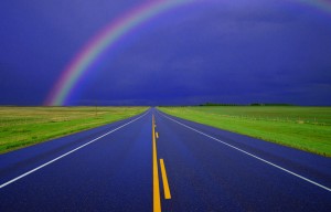 road-rainbow